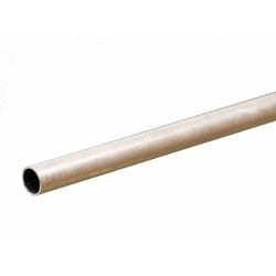 KS8105 アルミパイプ 外径7/32インチ（5.56mm） 内径4.85mm 長さ12インチ（300mm） 1本入り [工作用素材]