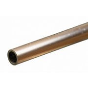 KS83032 アルミパイプ 外径5/16インチ（7.94mm） 内径6.16mm 長さ12インチ（300mm） 1本入り [工作用素材]