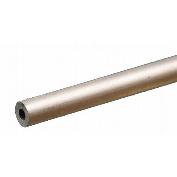 KS83060 アルミパイプ 外径3/16インチ（4.77mm） 内径2.28mm 長さ12インチ（300mm） 1本入り [工作用素材]