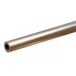 KS83061 アルミパイプ 外径1/4インチ（6.35mm） 内径3.87mm 長さ12インチ（300mm） 1本入り [工作用素材]