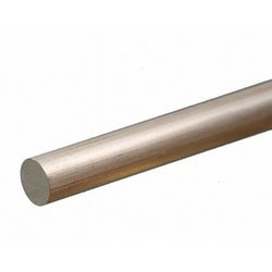 KS83046 アルミ丸棒 外径5/16インチ（7.94mm） 長さ12インチ（300mm） 1本入り [工作用素材]