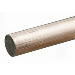 KS83048 アルミ丸棒 外径1/2インチ（12.70mm） 長さ12インチ（300mm） 1本入り [工作用素材]