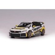 M65315 1/64 ホンダ シビック タイプR FL5 J's Racing パールホワイト/グレー・イエローストライプ Gold Rims [ダイキャストミニカー]