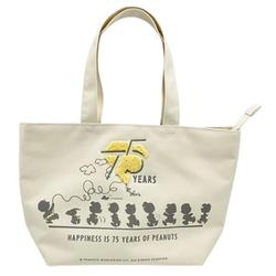 199508-24 PEANUTS ファスナーミニトート 75th アニバーサリー [キャラクターグッズ]