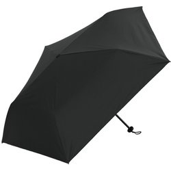 日傘 折りたたみ傘 晴雨兼用 超軽量カーボン 5本骨 親骨50cm airy 手開き式 一級遮光 カーボンファイバー骨 クラシック ブラック MEX-05320PI-black