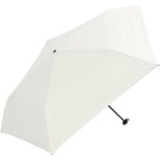 日傘 折りたたみ傘 晴雨兼用 超軽量カーボン 5本骨 親骨50cm airy クラシック オフホワイト MEX-05320PI-offwhite