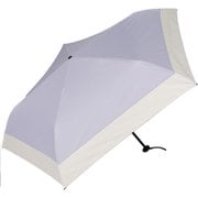日傘 折りたたみ傘 晴雨兼用 超軽量カーボン 5本骨 親骨50cm airy バイカラー パープル×オフ MEX50DP-053PI-purple-off
