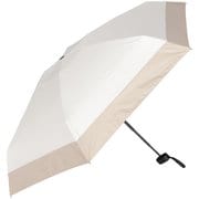 日傘 折りたたみ傘 晴雨兼用 5段式コンパクトミニ折りたたみ日傘 親骨50cm mini バイカラー オフ×ベージュ M50DP-065PI-off-beige