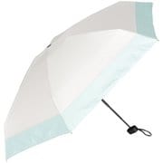 日傘 折りたたみ傘 晴雨兼用 5段式コンパクトミニ折りたたみ日傘 親骨50cm mini バイカラー オフ×ミント M50DP-065PI-off-mint