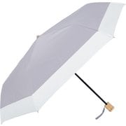 日傘 折りたたみ傘 晴雨兼用 形状安定折りたたみ日傘 stella グレー×オフ M50XT-063PI-grey-off