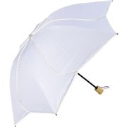 日傘 折りたたみ傘 晴雨兼用 花びら折りたたみ日傘 親骨55cm SAKASA ameri パープル×オフ M55HB-063PO-purple-off