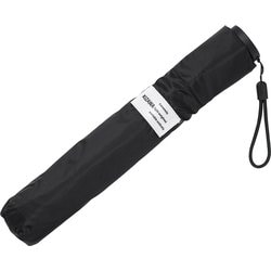 折りたたみ傘 超軽量カーボン雨傘 親骨50cm pocket ラクラクタイプ ブラック MEX-05320UI-black