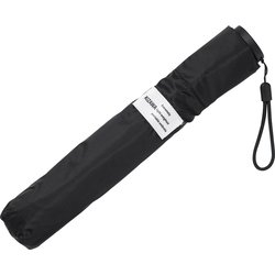 折りたたみ傘 超軽量カーボン雨傘 親骨55cm pocket+ ポキポキタイプ ブラック MEX55-053UO-black