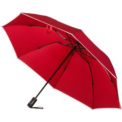 折りたたみ傘 晴雨兼用 自動開閉 8本骨 雨傘 逆折り式 SAKASA atta レッド ALN-08321UO-red