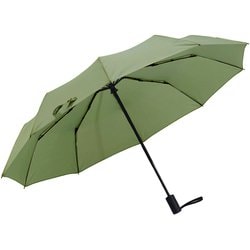 日傘 折りたたみ傘 晴雨兼用 58cm tio 自動開閉式 10本骨 逆戻り防止機能 耐風仕様 グラスファイバー骨 モスグリーン ABC-10319UI-moss