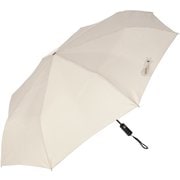 折りたたみ傘 8本骨ワンタッチ式形状安定雨傘 親骨65cm lupo ベージュ A65XT-083UI-beige
