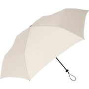 折りたたみ傘 手動開閉 形状安定カーボン雨傘 6本骨親骨50cm lepre ベージュ MEX50XT-063UI-beige