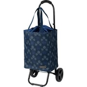 509968 [co-coro（ココロ） Russie ルシー ショッピングトート カート 22L 約幅30cm×奥行18.5cm×高さ86cm ネイビー]