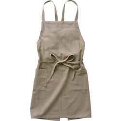 habituel（アビチュアル） Sol ソル No.1313 エプロン 約縦73cm×横84cm ベージュ 500057