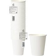 GDNPM6WH [断熱カップ 紙コップ 197ml 6.5オンス（約口径7.3cm×高さ8cm） 30個入 ホワイト]