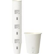 GDNP12WH [断熱カップ 紙コップ 402ml 12オンス（約口径8.9cm×高さ10.7cm） 50個入 ホワイト]