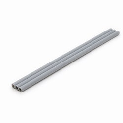 OM-546 プラ＝パイプ （グレー） 肉厚 外径8.0mm 3本入 [プラモデル用品]