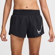 Dri-FIT ミッドライズ グラフィック ショートパンツ (インナー付き) FV6365 010 ブラック Mサイズ [ランニングウェア ショートパンツ レディース]