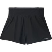 レースショーツ ウィメンズ RACE SHT W 9143021 11 Black Mサイズ [ランニングウェア ショートパンツ レディース]