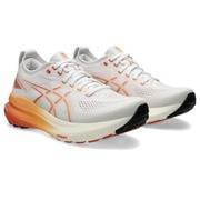 ゲルカヤノ 31 レディース ランニングシューズ WHITE/FADED ORANGE(100) 23.5cm 1012B670