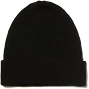 Rib Knit Cap AC-24AU202BK Black [ニットキャップ ビーニー]