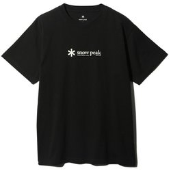ソフトコットンロゴショートスリーブT Soft Cotton Logo Short Sleeve T TS-24SU20103BK Black Mサイズ [アウトドア カットソー メンズ]