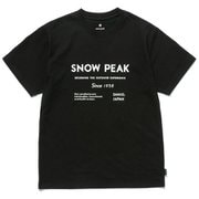 SP Typography T-Shirt TS-24AU10105BK Black XLサイズ [アウトドア カットソー メンズ]