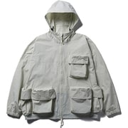 Indigo C/N Parka JK-24AU40203IV Ivory Mサイズ [アウトドア ジャケット メンズ]