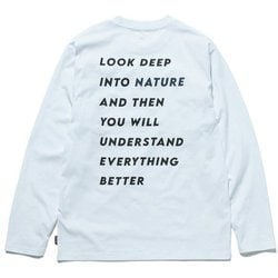 シンクトワイスロングスリーブTシャツ ユニセックス カットソー White Lサイズ TS-24AU10604WH