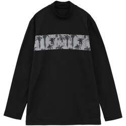 TRM 24FW L/S MockNeckTee 7AK020_0BLK_XL