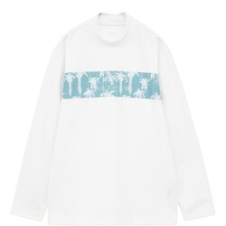 TRM 24FW L/S MockNeckTee 7AK020_1WHT_M
