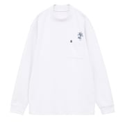 TRM 24FW L/S Relax Mock 7AK032_1WHT_M