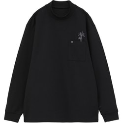 TRM 24FW L/S Relax Mock 7AK032_0BLK_M
