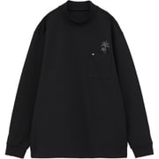 TRM 24FW L/S Relax Mock 7AK032_0BLK_L