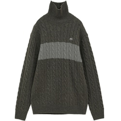 TRM 24FW ミニCableSweater 7AK042_3DOL_M