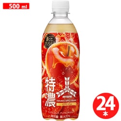 三ツ矢特濃アップルスカッシュ  PET 500ml×24本 [炭酸]