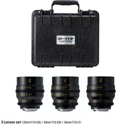 SPEEDMASTER T1.0 3SET X [シネマレンズ SPEEDMASTER CINEMA 3本セット（20mm T1.0 S35＋35mm T1.0 S35＋50mm T1.0 LF）富士フイルムXマウント]