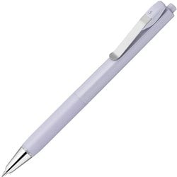 油性ボールペン bLen U（ブレンユー） 0.5mm ブレンシステム S油性インク搭載 金属バインダークリップ インク色：黒 本体色：パープル BAS87-PU