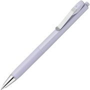 油性ボールペン bLen U(ブレンユー) 0.5mm ブレンシステム S油性インク搭載 金属バインダークリップ インク色:黒 本体色:パープル BAS87-PU