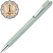 油性ボールペン bLen U(ブレンユー) 0.5mm ブレンシステム S油性インク搭載 金属バインダークリップ インク色:黒 本体色:ミントグリーン BAS87-MG