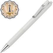 油性ボールペン bLen U(ブレンユー) 0.5mm ブレンシステム S油性インク搭載 金属バインダークリップ インク色:黒 本体色:白 BAS87-W
