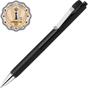 油性ボールペン bLen U(ブレンユー) 0.7mm ブレンシステム S油性インク搭載 金属バインダークリップ インク色:黒 本体色:黒 BA87-BK