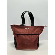 刺繍メッシュポケットトートバッグ レッド ST-0182 RD
