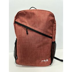 ST-0184 RD [刺繍斜めファスナーリュック レッド]