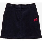 AFF4034E4 30 M [レディス サーモソーラー防風コーデュロイスカート M ネイビー]